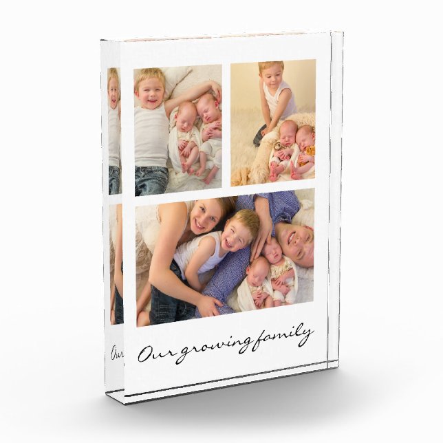 Bloc Photo 3 Photo de famille en croissance (Gauche)