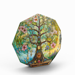 Bloc Photo 7 Chakra Fleurissant Arbre De Vie