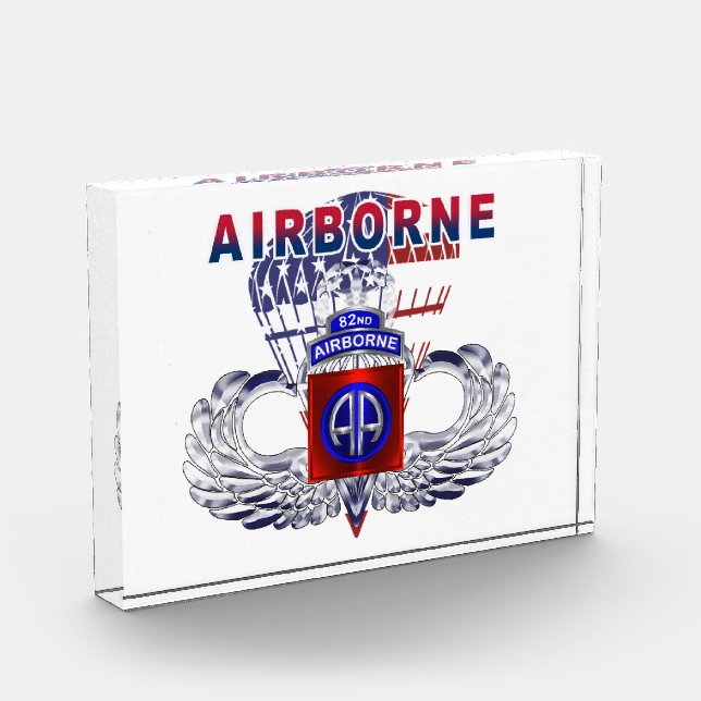 Bloc Photo 82ème Division aéroportée Paratrooper (Gauche)