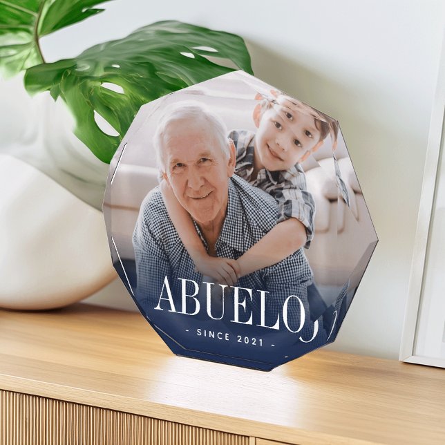 Bloc Photo Abuelo Grandpa Année Créée (Créateur téléchargé)