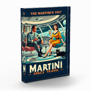 Bloc Photo Affiches de voyage spatiaux Martini Les Martini's