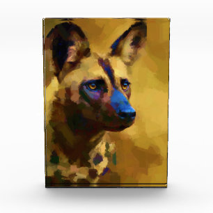 Bloc Photo Aimer le chien sauvage africain