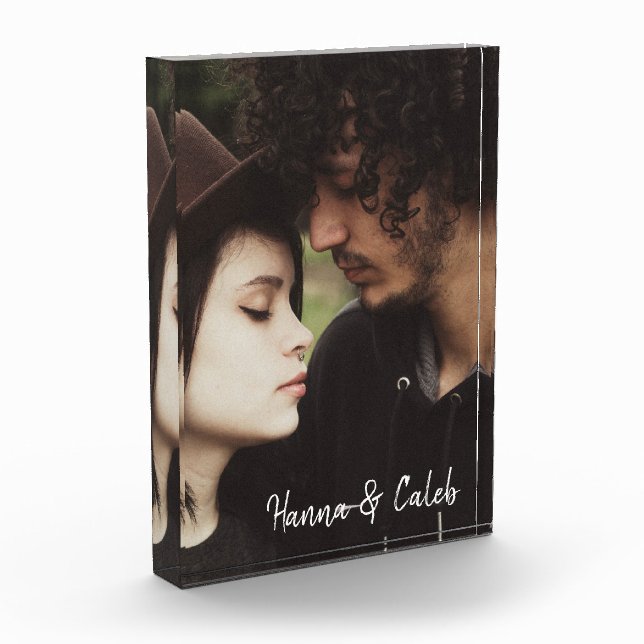 Bloc Photo Ajouter vos noms à cette photo personnalisée (Gauche)