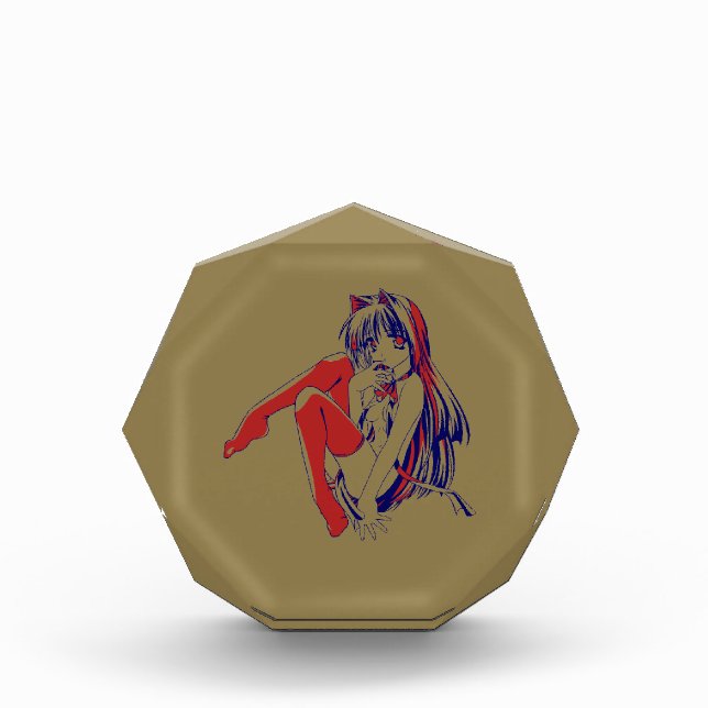 Bloc Photo Américain Manga Neko Catgirl Kawaii Anime (Devant)