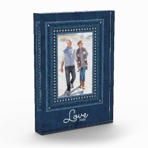 Bloc Photo AMOUR Blue Jean Frame
