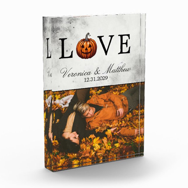 Bloc Photo Amour Citrouille (Gauche)