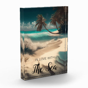 Bloc Photo Amoureux de la mer Art tropical