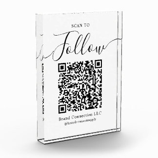 Bloc Photo Analyser pour suivre le code QR Nom de l'entrepris