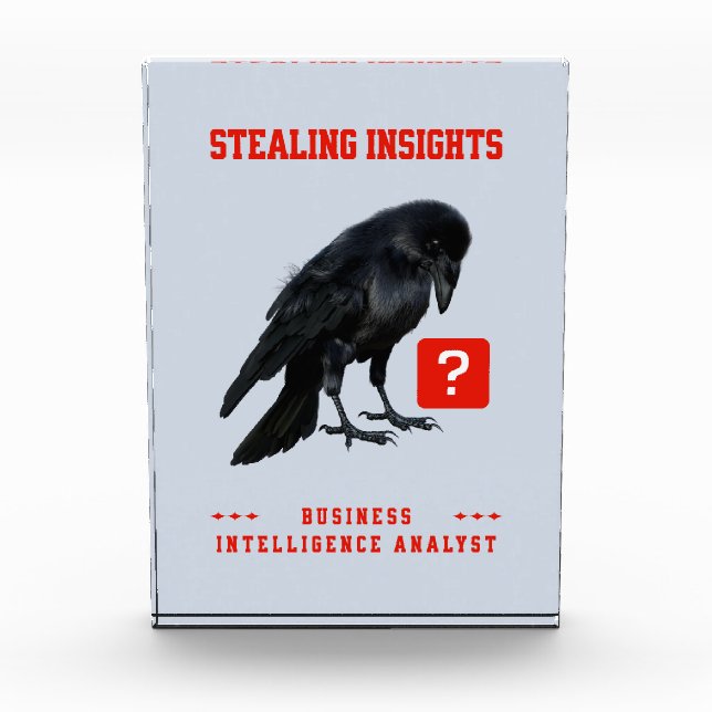 Bloc Photo Analyste en intelligence d'affaires Crow (Devant)