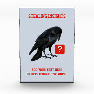 Bloc Photo Analyste en intelligence d'affaires Custom Crow