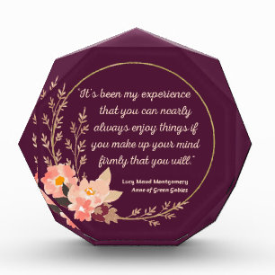 Bloc Photo Anne Of Green Gables Citation I - Style mignon