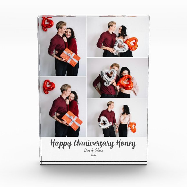 bloc photo anniversaire - 5 photo et texte (Devant)