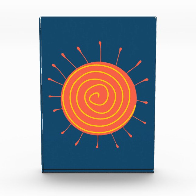 Bloc Photo Arrière - plan Naïf Sun Dark Blue (Devant)