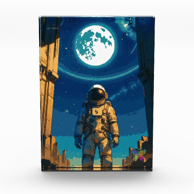 Bloc Photo Astronaute sous la porte céleste (Devant)