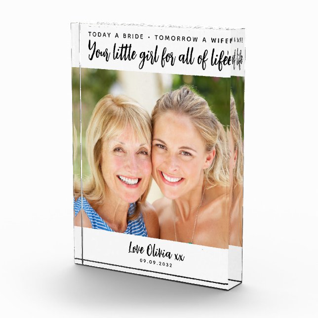 Bloc Photo Aujourd'hui une mariée mère de la mariée Mariage c (Droite)