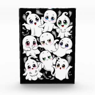 Bloc Photo Baby Ghosts Éffrayant mignon Halloween humeur