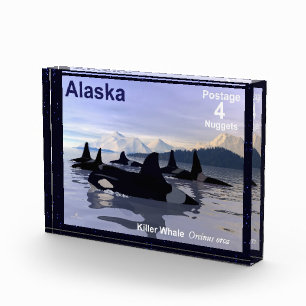 Bloc Photo Baleines tueuses - Alaska Postage