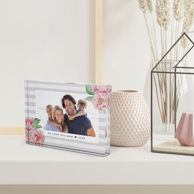 Bloc Photo Bande de pivoine antique (Créateur téléchargé)