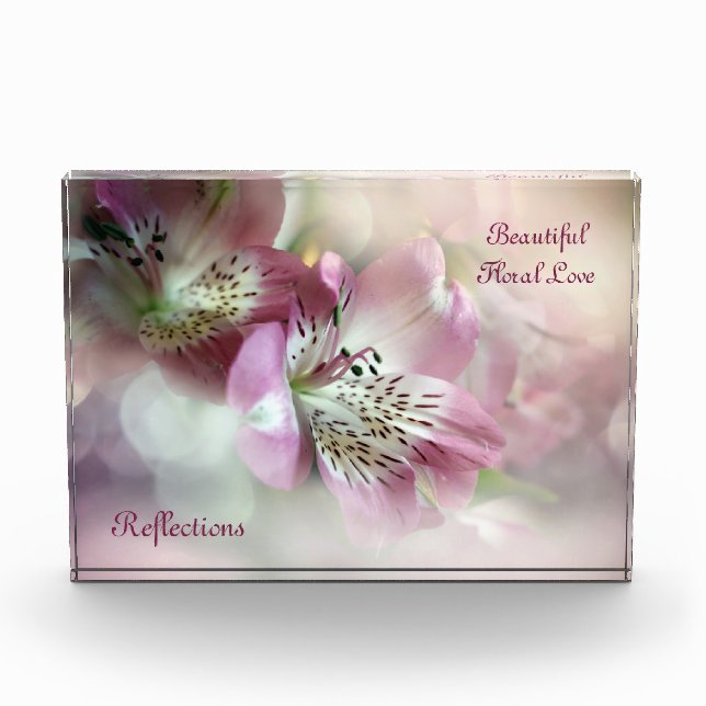 Bloc Photo Belle Floral Love Reflections Livre de photos (Devant)