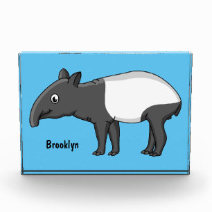 Bloc Photo Belle illustration de tapir de dessin animé