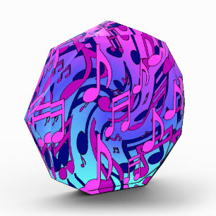 Bloc Photo Belle musique Upbeat Colorful Notes musicales