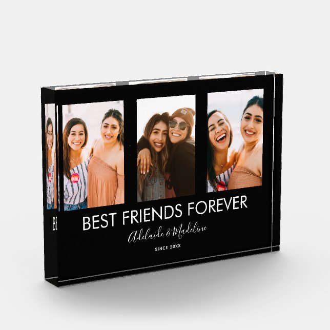 Bloc Photo Best Friends Forever 3 Photo Collage Cadeau (Gauche)
