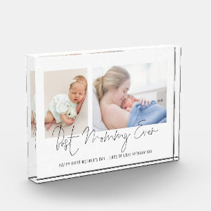 Bloc Photo Best Mommy Ever 2 Photos Script 1ère Fête des mère