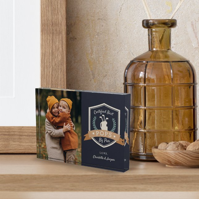 Bloc Photo Best Pops By Par Par | Grand-père du golf (Créateur téléchargé)