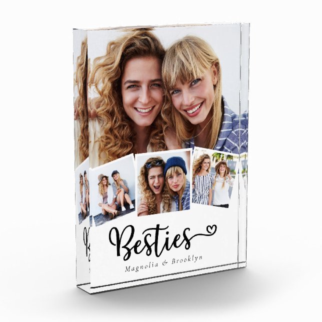Bloc Photo Besties 4 Photo Collage Best Friend's (Gauche)