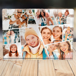 Bloc Photo Besties Bestfriends Modern Simple 9 Images Collage