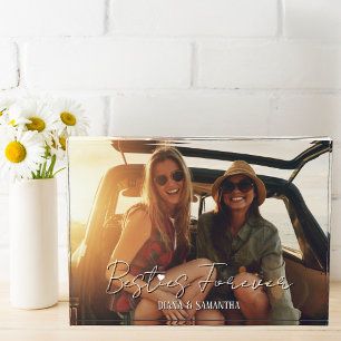 Bloc Photo Besties Forever, BFF Photo, Moderne, Cuite Personn