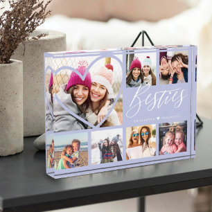 Bloc Photo Besties Script 7 Photo Best Friends Collage Heart
