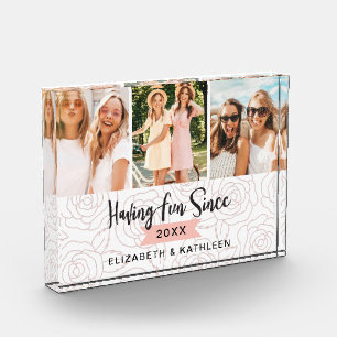 Bloc Photo BFF Best Friends Script Photo Collage Bloc