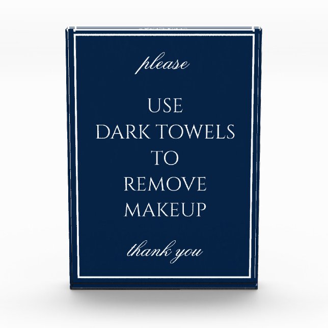 Bloc Photo Bleu simple classique Salle de bain bloc de servie (Devant)