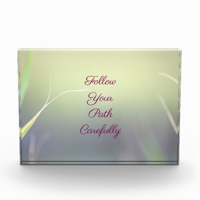 Bloc Photo Bloc de photo de citation de motivation (Devant)