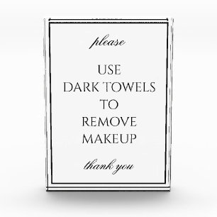 Bloc Photo Bloc de serviettes de toilette classique simple et