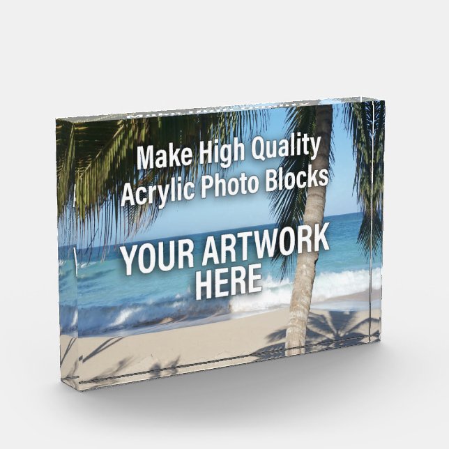 Bloc Photo Blocage Photo Acrylique Pour Votre Oeuvre (Gauche)