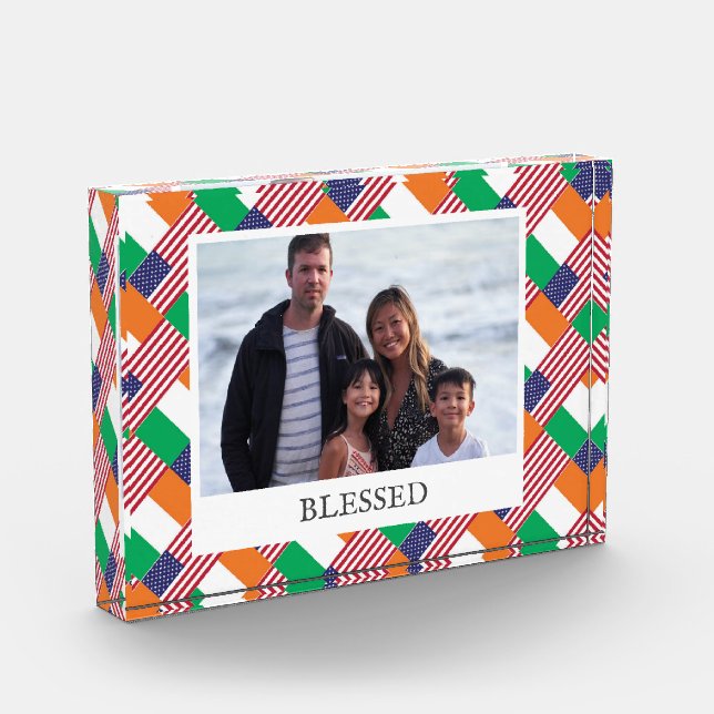 Bloc Photo Blocage photo moderne DOUBLE IRLANDAIS AMÉRICAIN (Gauche)