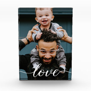 Bloc Photo Blocage photo personnalisé de script "Amour" pour