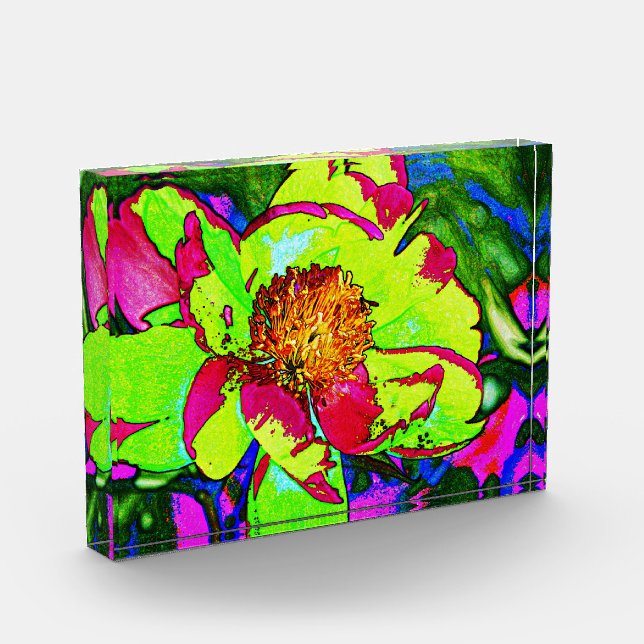 Bloc Photo Blocs acryliques à fleurs (Gauche)