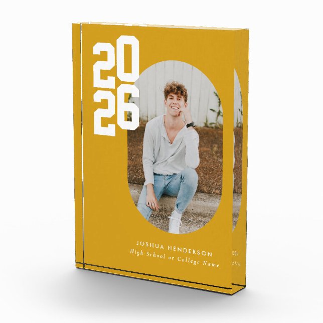 Bloc Photo Bold Type Yellow Graduation (Droite)