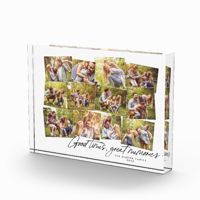Bloc Photo Bon temps grands souvenirs 12 photo collage de fam (Droite)