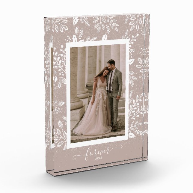 Bloc Photo Botaniques de mariage élégantes (Gauche)