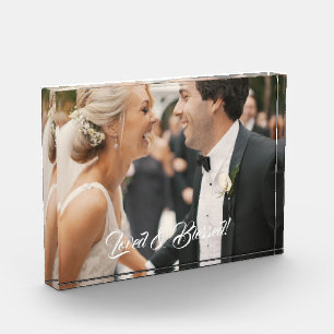 Bloc Photo Cadeau charmant avec photo personnalisée