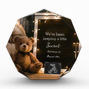 Bloc Photo Cadeau d'annonce de grossesse Teddy Bear Cozy Nigh