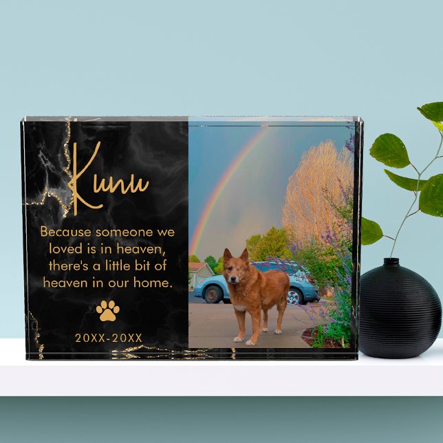 Bloc Photo Cadeau De Sympathie Commémorative Pour Animaux De  (Créateur téléchargé)