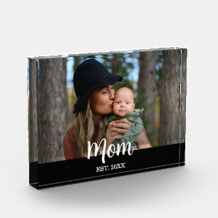 Bloc Photo Cadeau personnalisé pour maman depuis
