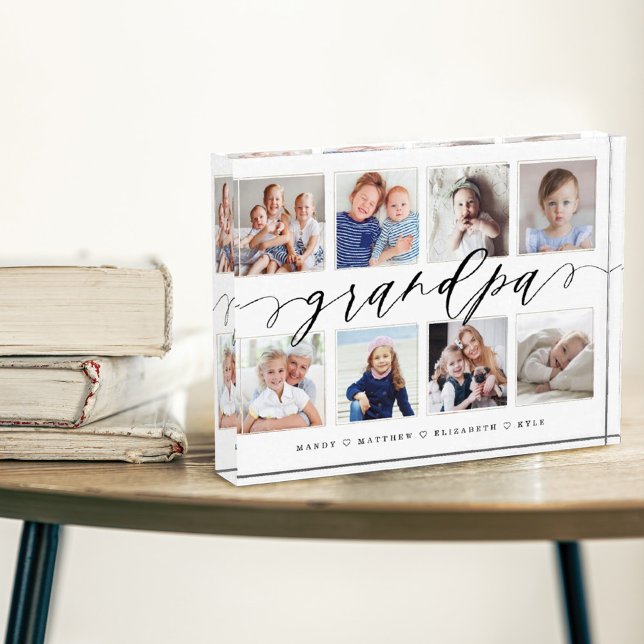 Bloc Photo Cadeau pour grand-père | Collage photo pour petits (Créateur téléchargé)