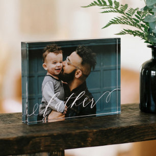 Bloc Photo Cadeau Pour Les Contenus De Calligraphie De Script