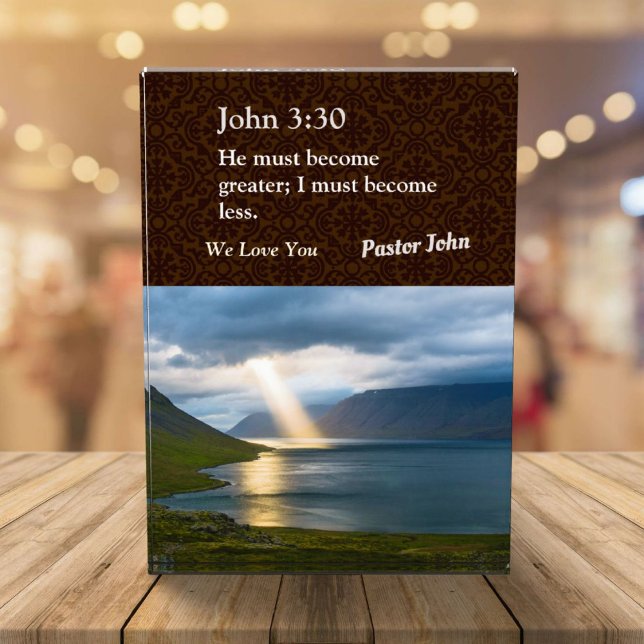 Bloc Photo Cadeaux de Noël personnalisés pour les Pasteurs Br (Unique Christmas Gifts for Pastors)